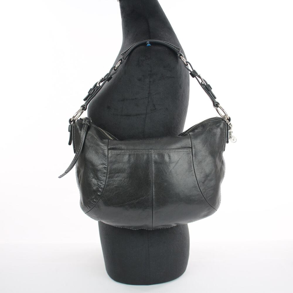 Coach Vintage Y2K Black Leather Soho Hobo Shoulder Bag - Picture 6 of 11